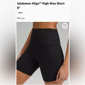 Camo Lululemon Align High-Rise Short 6"